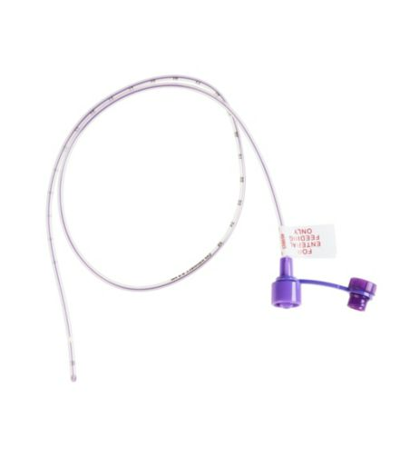 Argyle Feeding Tube with Safe Enteral Connections, 5FR, PVC, Purple, Non EnFit