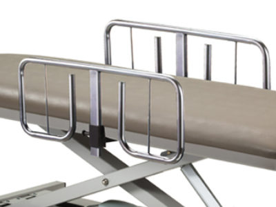 Power 400 Open Base Table with Adjust. Backrest Drop Section Stirrups