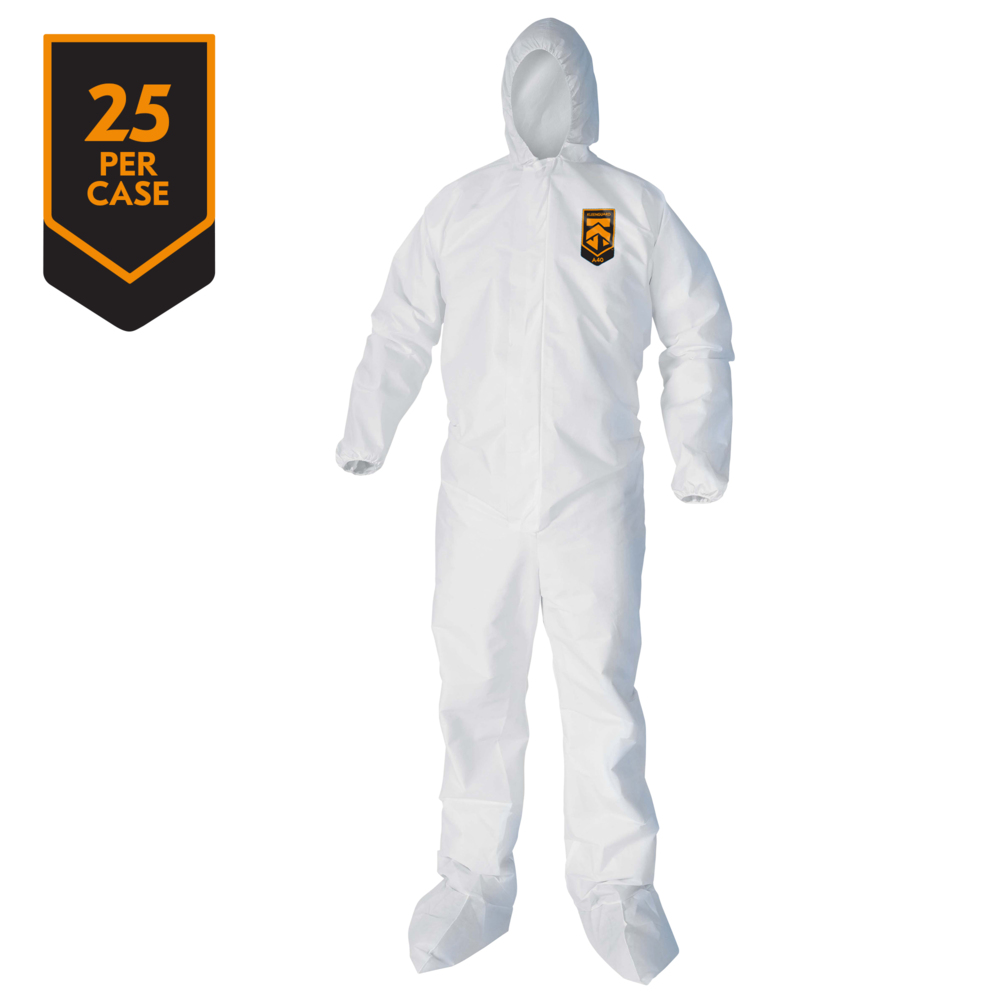 Coverall, Hooded & Booted, Zip Front