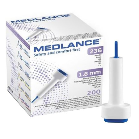 Safety Lancet, 23G Blade, 1.8mm Depth