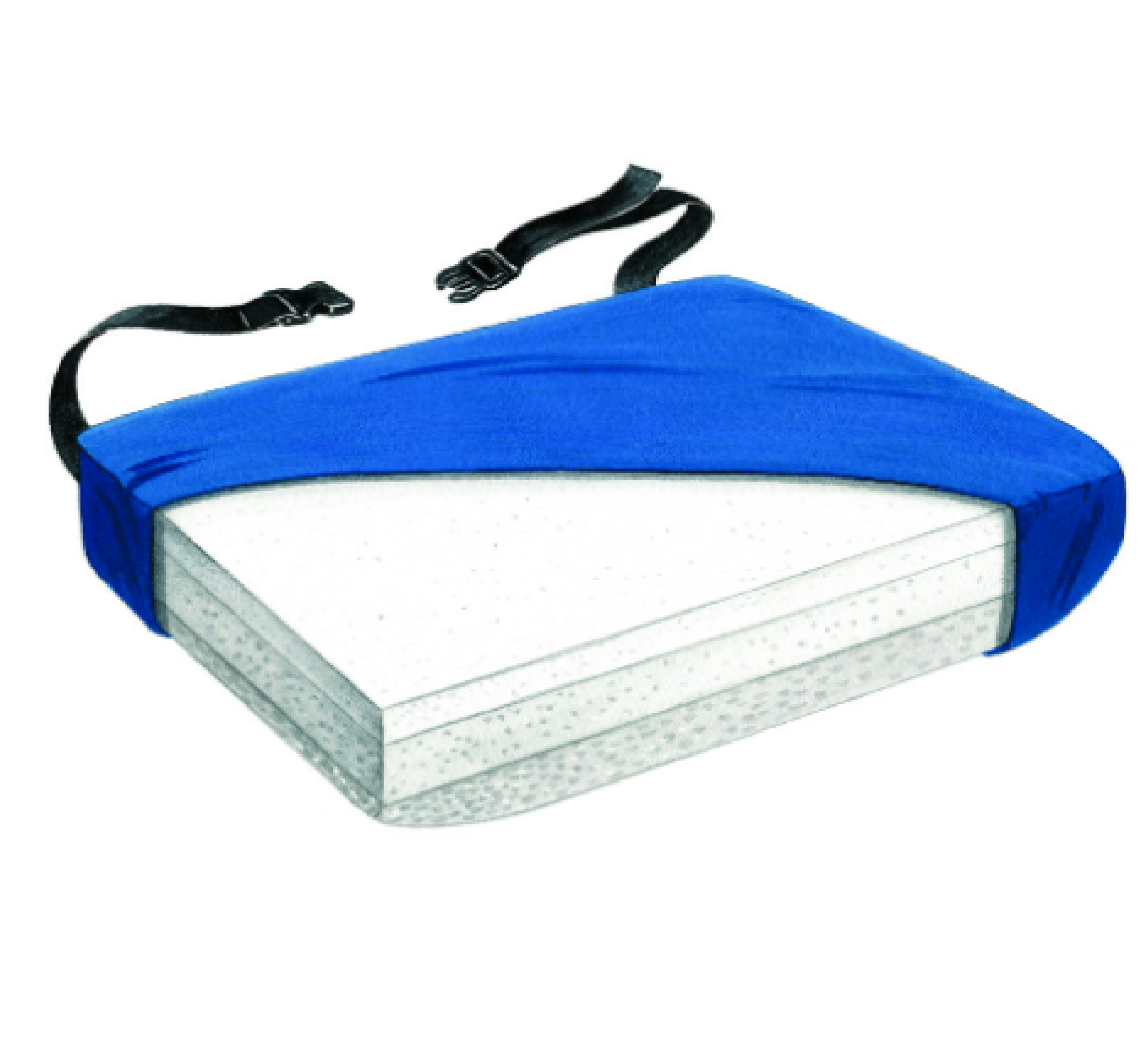 Budget Bariatric Foam Cushion with LSII Cover, 4" Height