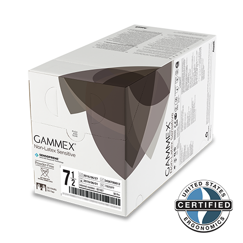 Gammex Non Latex Sensitive Gloves, Sterile, Powder Free