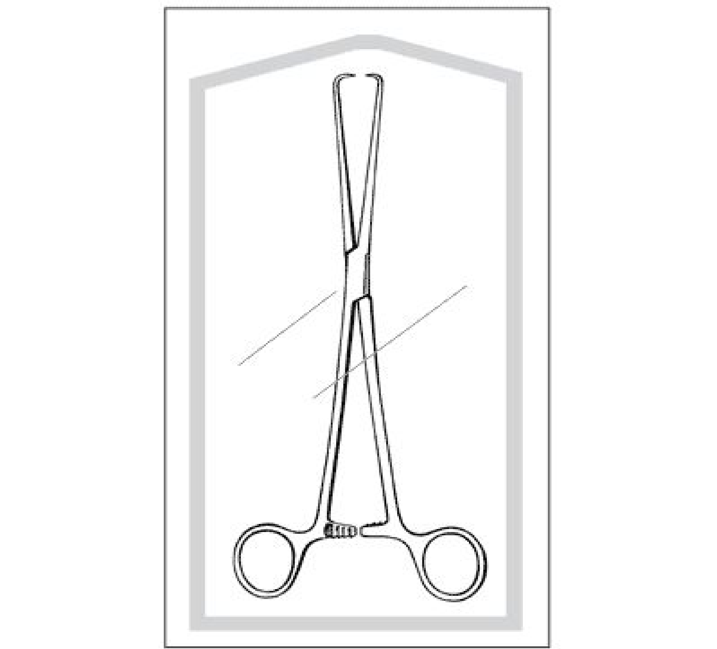 Schroeder Tenaculum Forceps, 9.5", Econo, Sterile