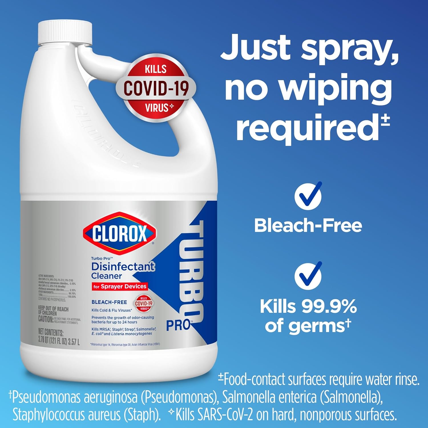 Turbo Pro Disinfectant Cleaner 121 oz