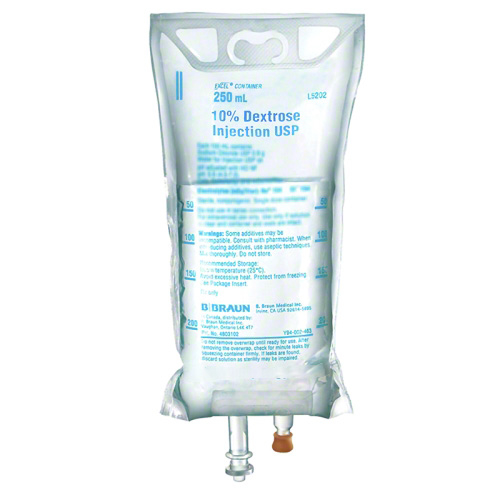10% Dextrose Injection USP, Excel IV Container