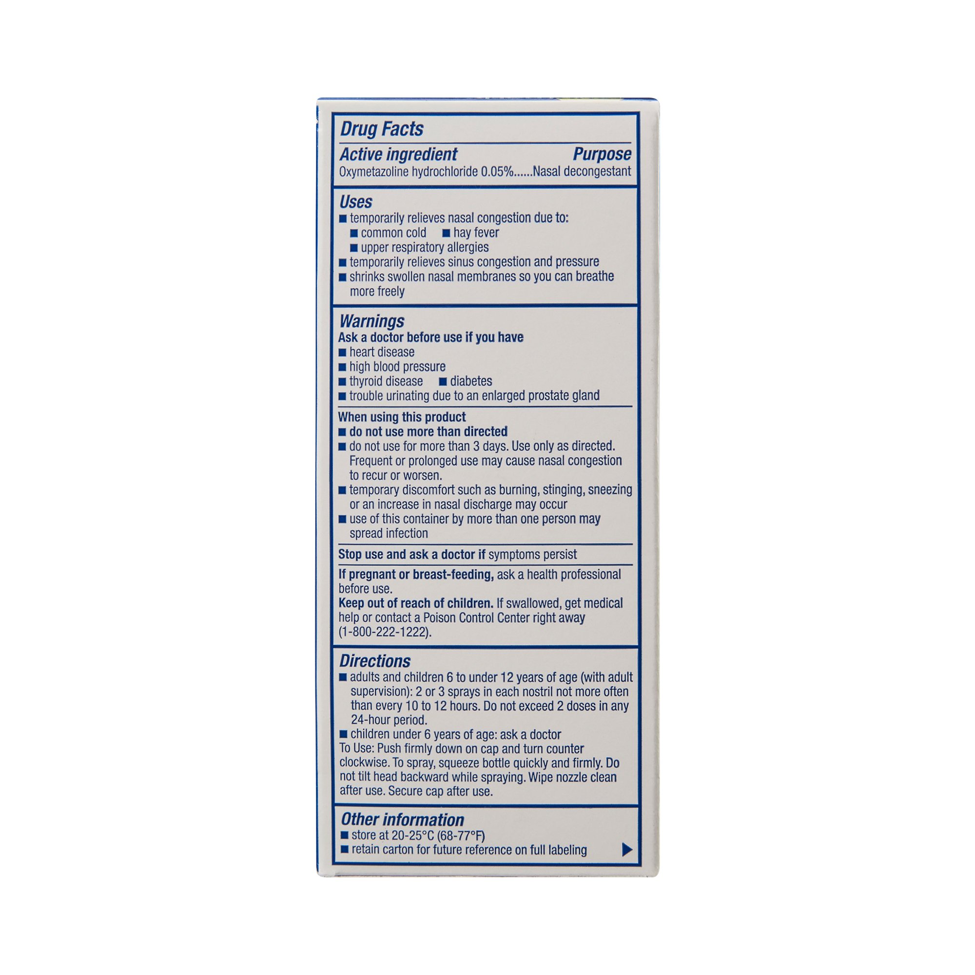Sunmark Sinus Relief 0.05% Strength Nasal Spray