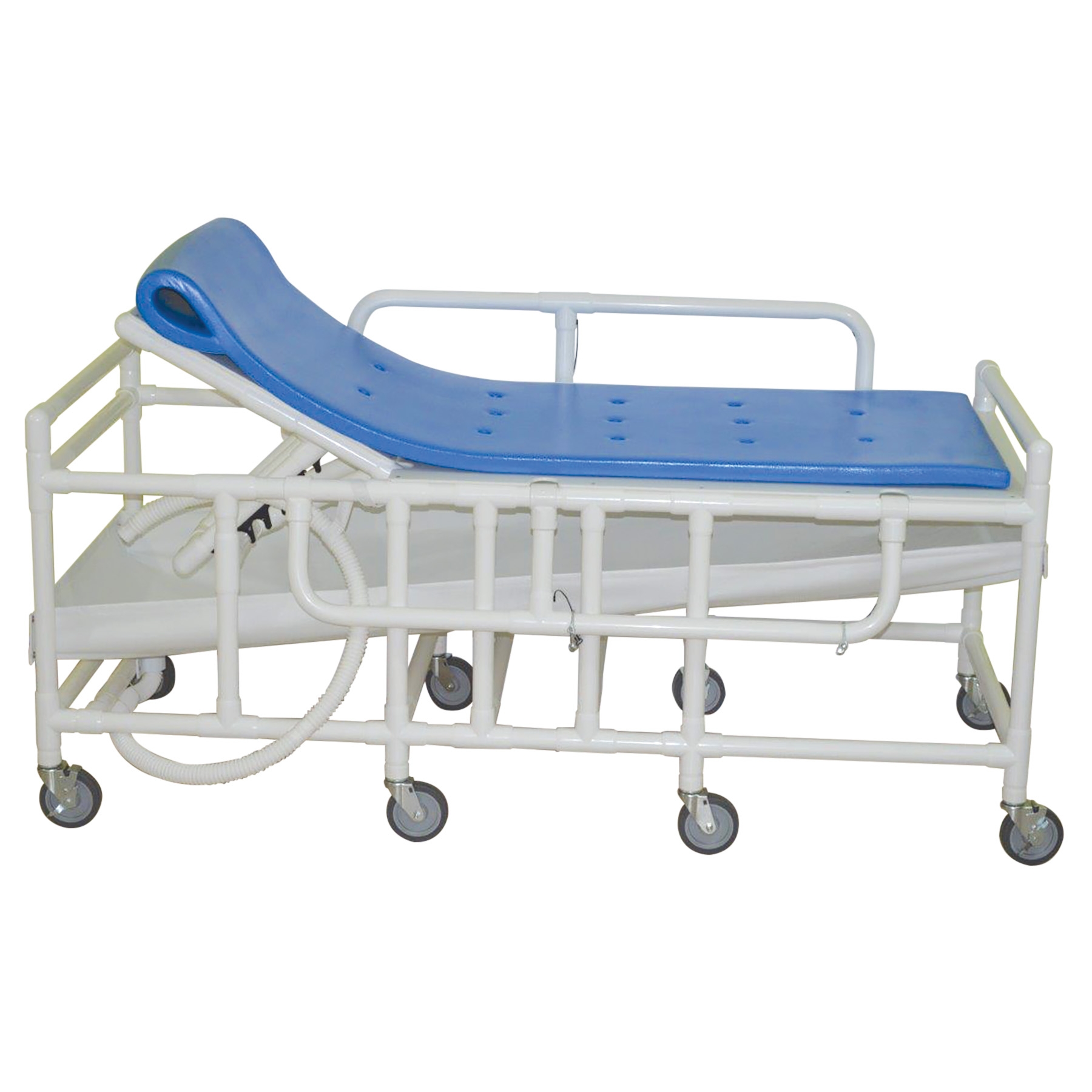 Bariatric Shower Gurney with Canvas Drain Pan