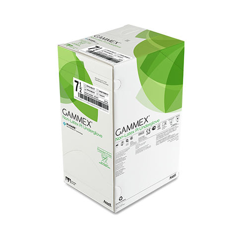 Gammex Non Latex Polyisoprene Underglove, Green, Powder Free, Sterile