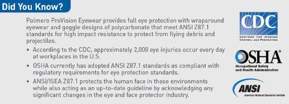 ProVision Clarity Glasses, Clear Frame / Clear Lens
