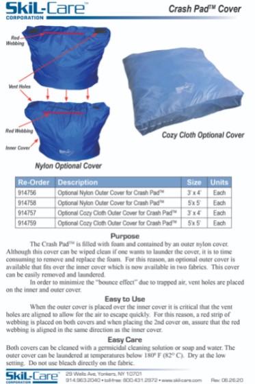 Sensory Integration Crash Pad 3 x 4 ft