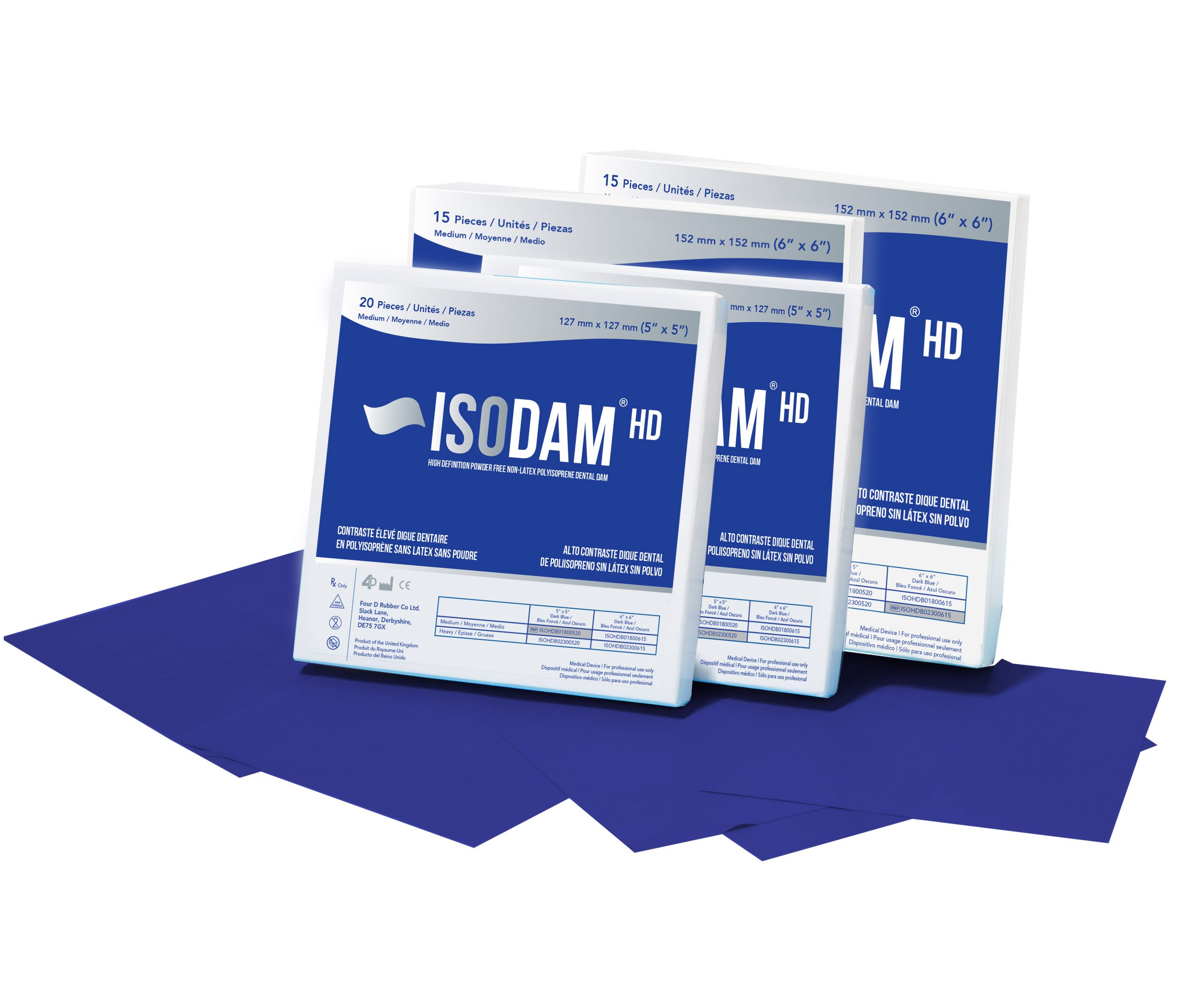 Isodam Polyisoprene Dental Dam, Standard Package