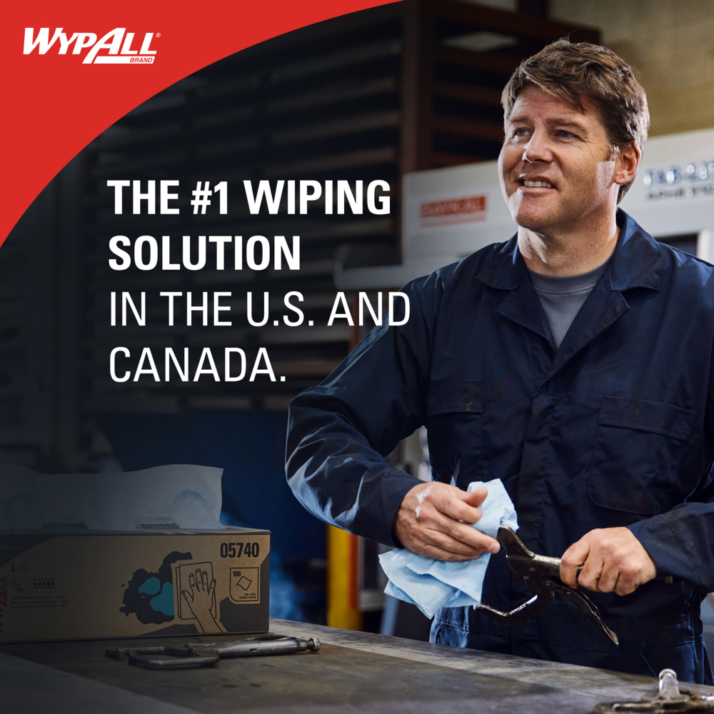 WypAll Power Clean X80 Heavy Duty Cloths