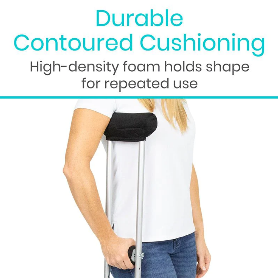 Crutch Pads with Hand Grips