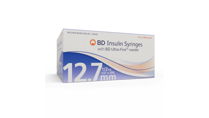 Veo Insulin Syringes with UltraFine Needle, 0.5mL