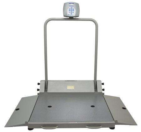 Digital Wheelchair Dual Ramp Scale with Folding Ramps