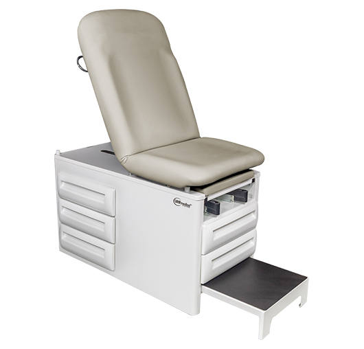 Manual Exam Table with Five Storage Drawers