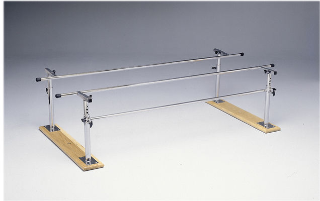 Height and Width Adjustable Folding Parallel Bars