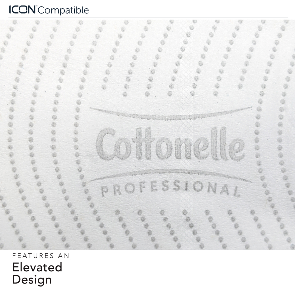 Cottonelle Standard Toilet Paper with CleanCare Design 2 Ply White