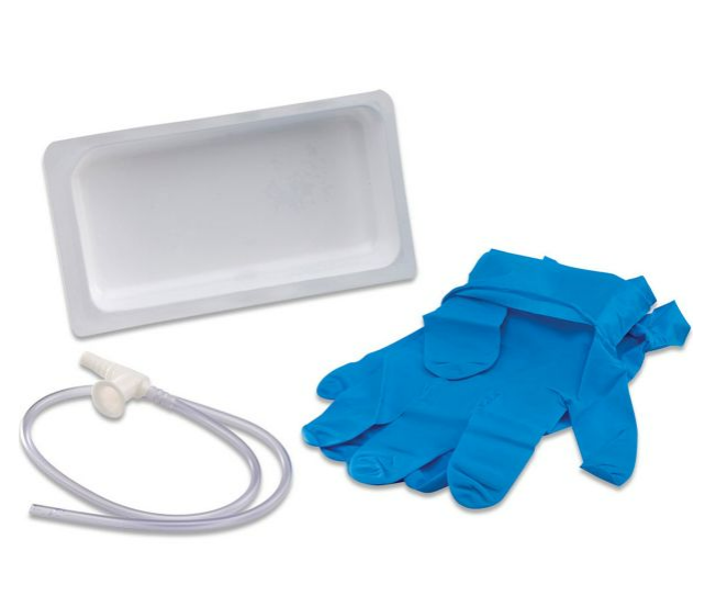 Argyle Graduated Suction Catheter Tray with Chimney Valve