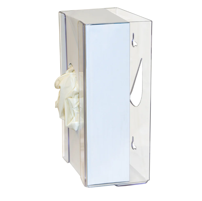 Glove Box Dispenser, Non Divided, Clear, PETG