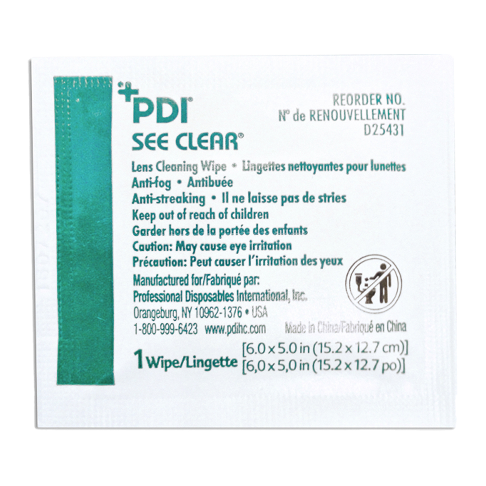 See Clear Eye Glass Cleaning Wipe