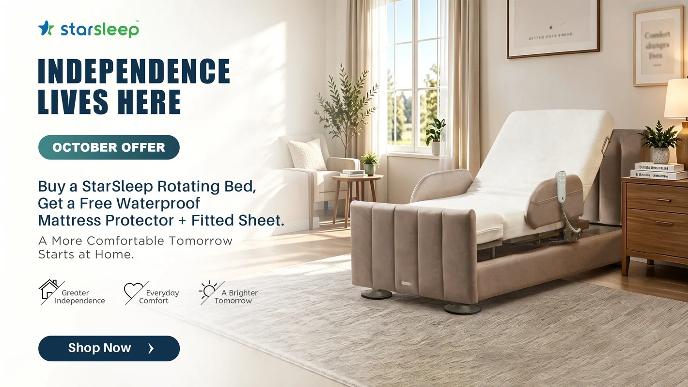 Arlo Smart Rotating Care Bed
