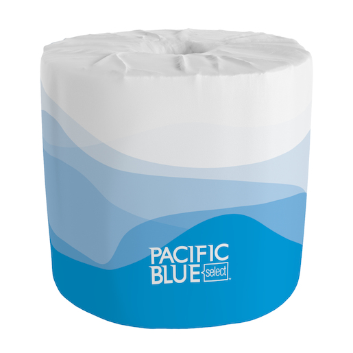 Pacific Blue Select, Standard Bathroom Tissue, 2 Ply, White