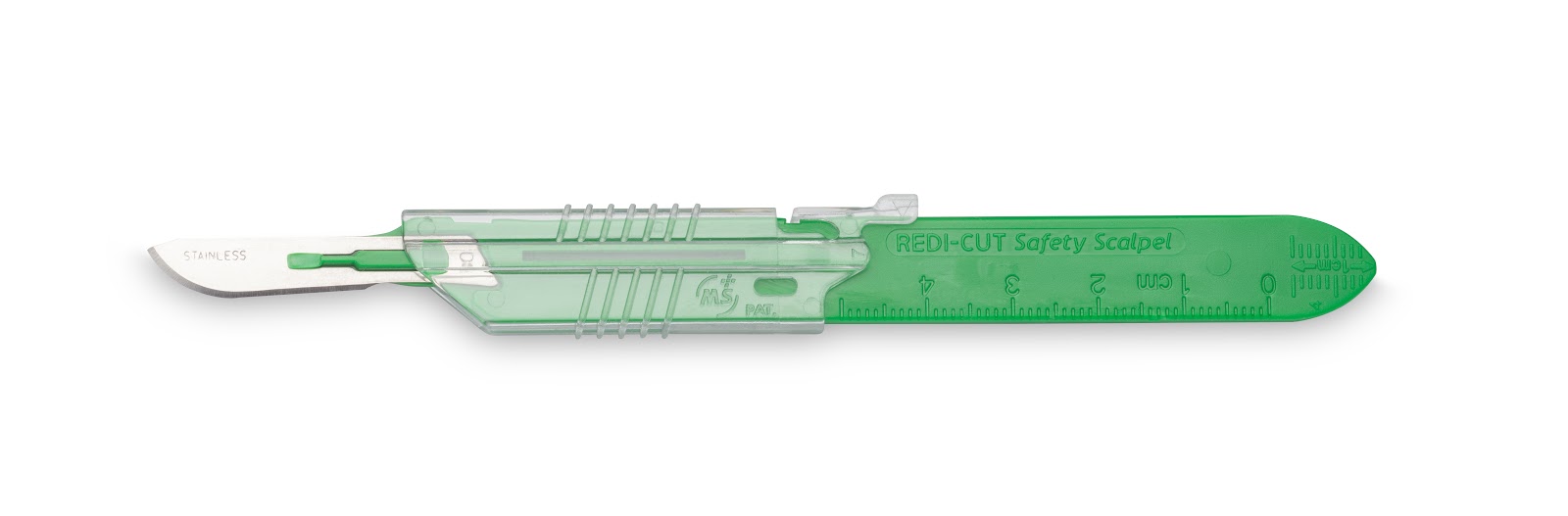 Redi Cut Disposable Safety Scalpel with TechnoCut Premium Blade and Retractable Sheath