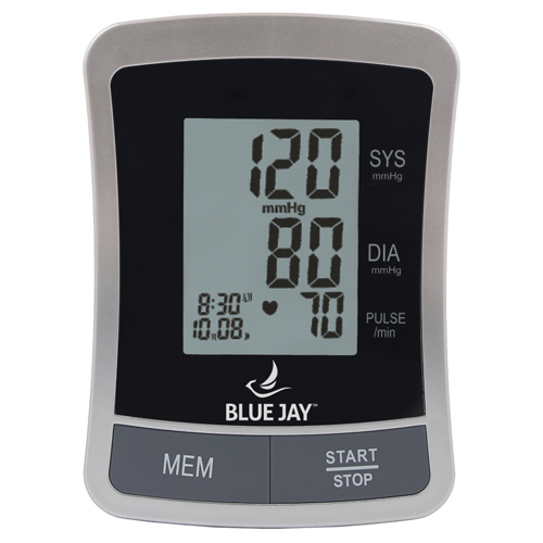Drive Medical Automatic Deluxe Blood Pressure Monitor, Upper Arm White