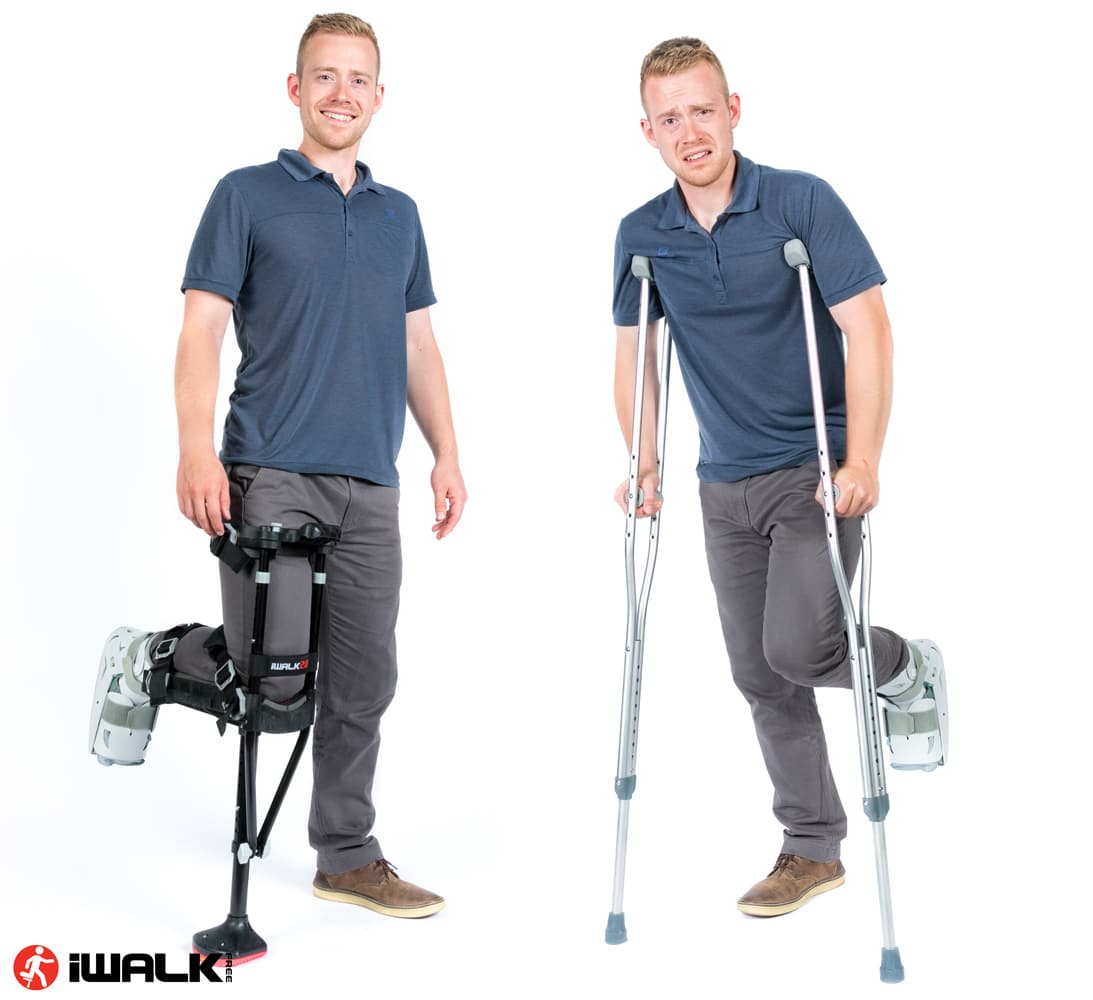 3.0 Hands Free Crutch Pain Free Knee Crutch Alternative to Crutches
