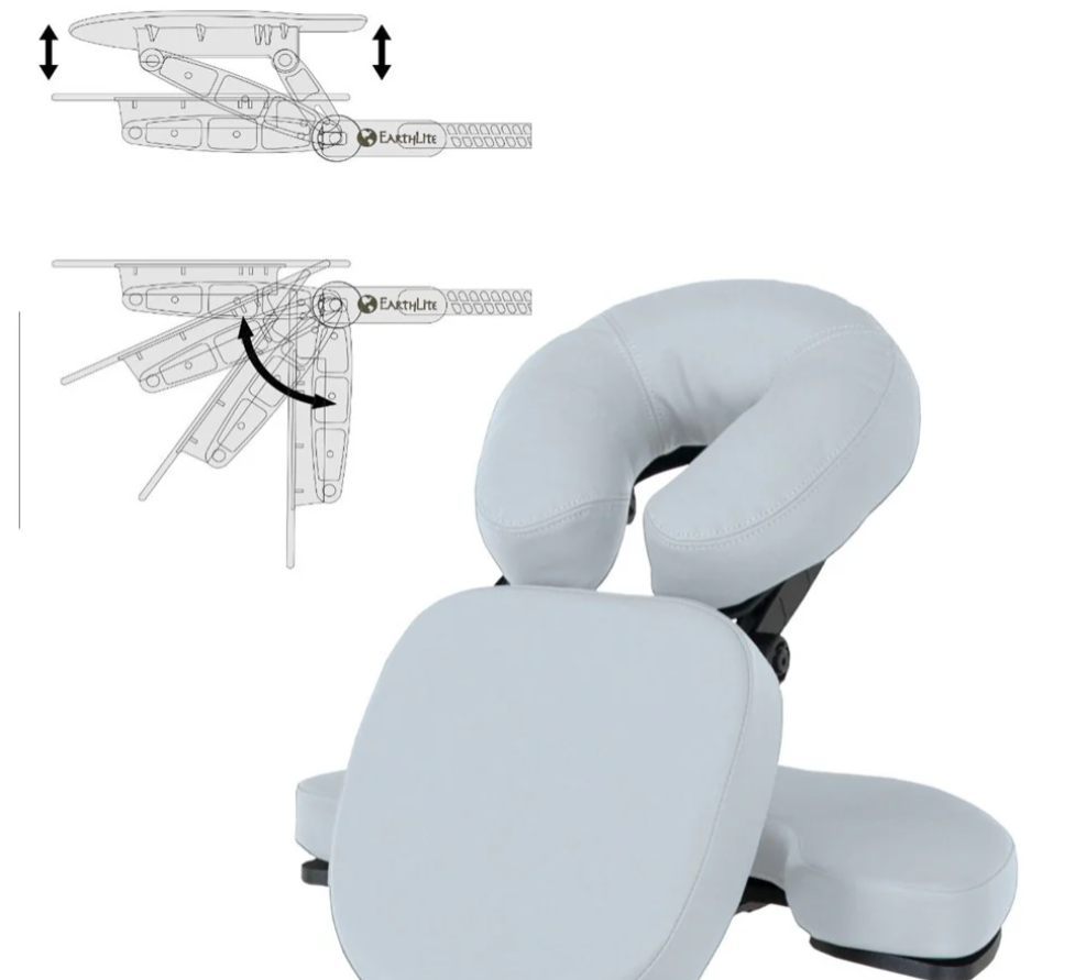 Avila II Massage Chair / Table with Adjustable Back