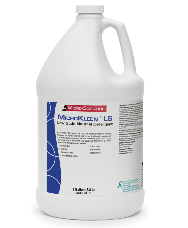 MicroKleen LS Low Suds Neutral Detergent 1 gal. Jug Unscented