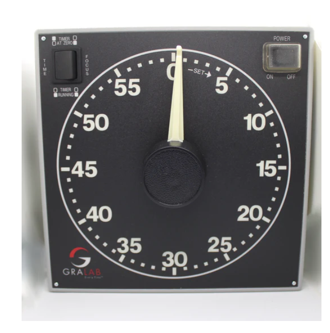 Large Faced Analog Timer