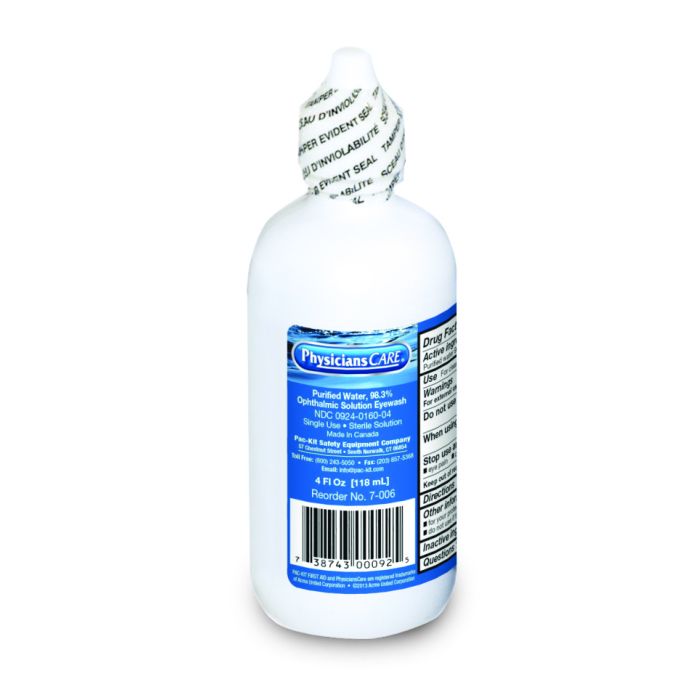 4 Ounce Bottle Eye Wash Solution