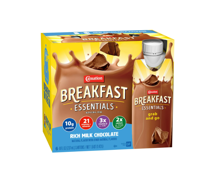 Carnation Breakfast Essentials Original Nutritional Drink, 8 fl oz Bottle