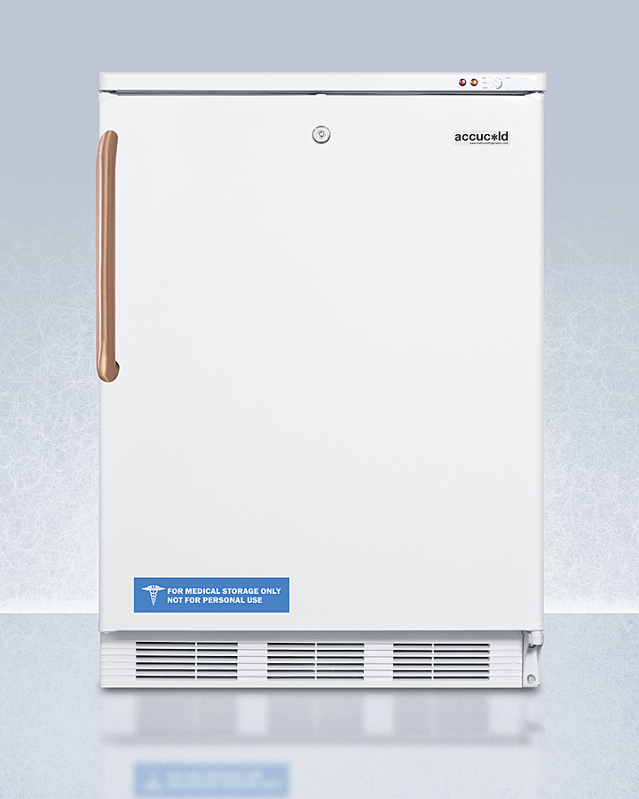 24" Wide All Freezer with Antimicrobial Pure Copper Handle