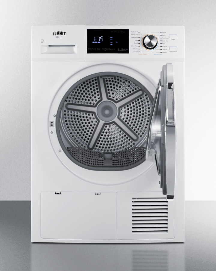 24" Wide 220V Front Loading Heat Pump Dryer