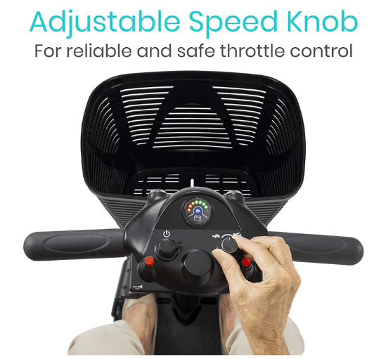 3 Wheel Mobility Scooter Electric Long Range Powered Wheelchair