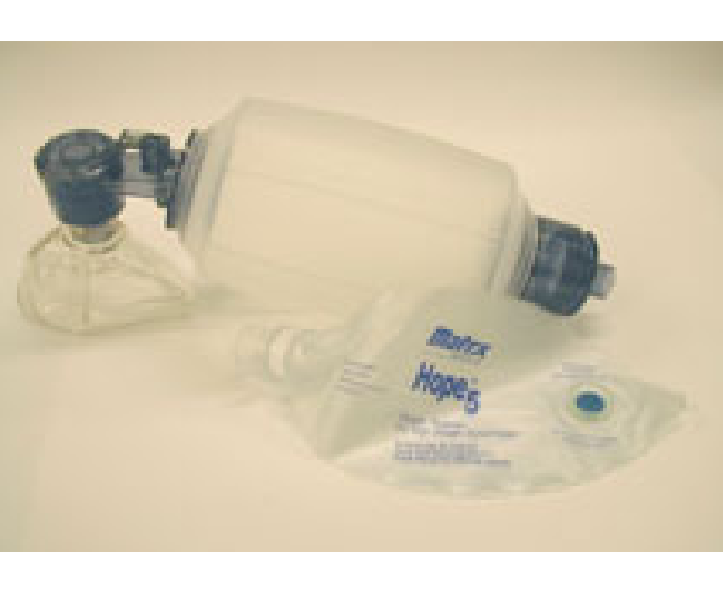 Reusable Bag Mask Resuscitator with Reservoir and Safety Valve