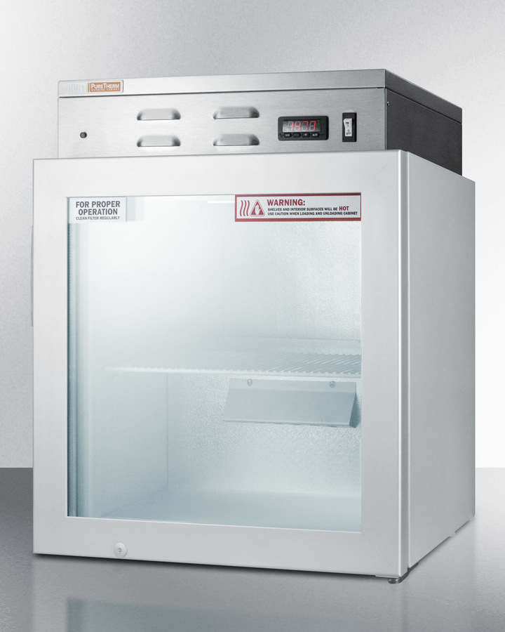 24" One Section Countertop Medical Warming Cabinet
