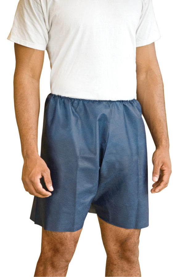 MediShorts Exam Shorts, Nonwoven, Navy Blue
