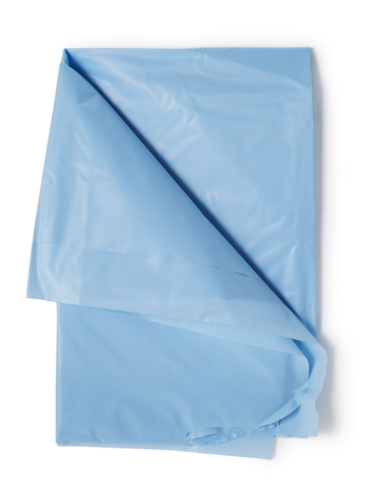AAMI Level 2 Disposable Protective Procedure Gown, One Size Fits Most, Blue, Non Sterile