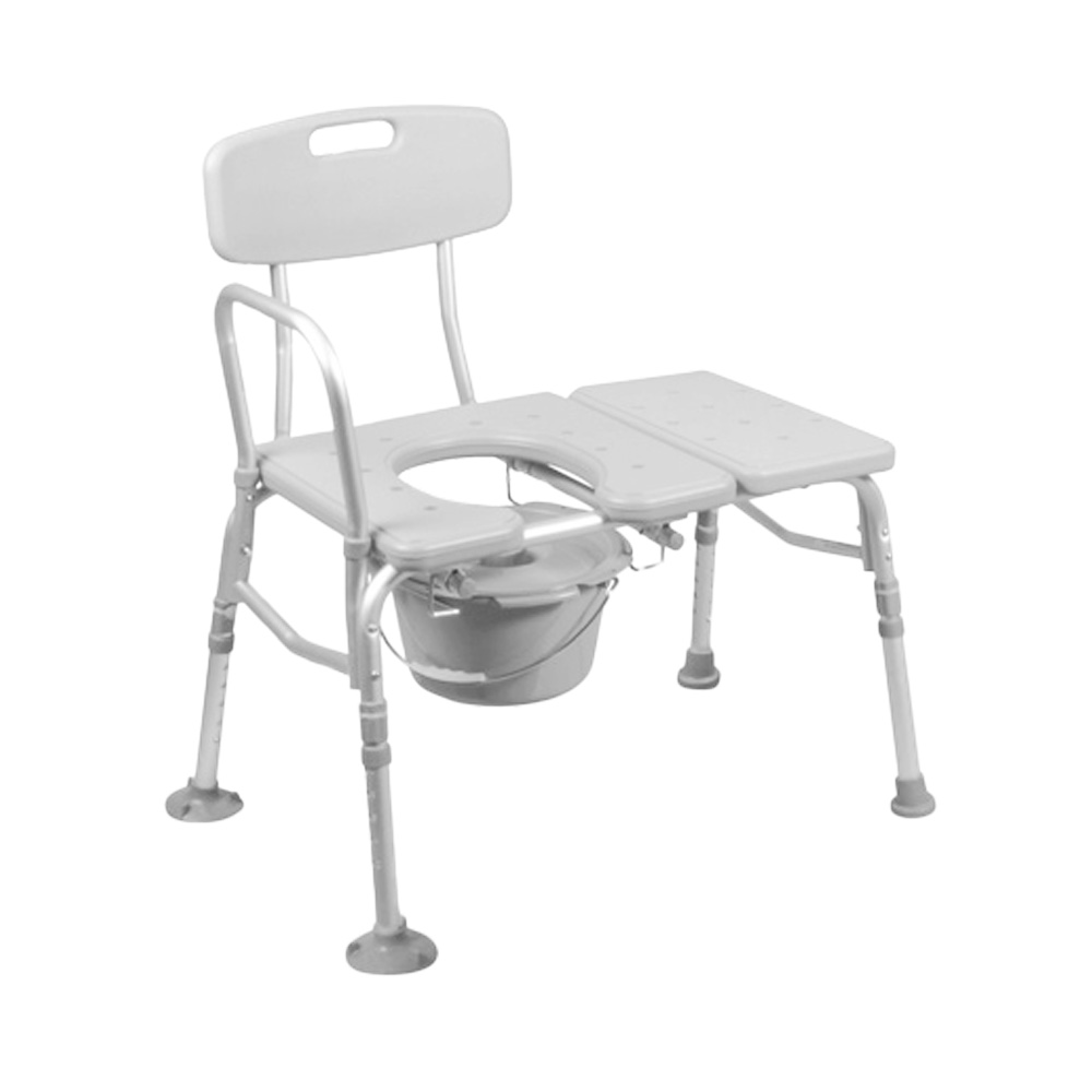 Plastic Transfer Bench with Commode Opening 