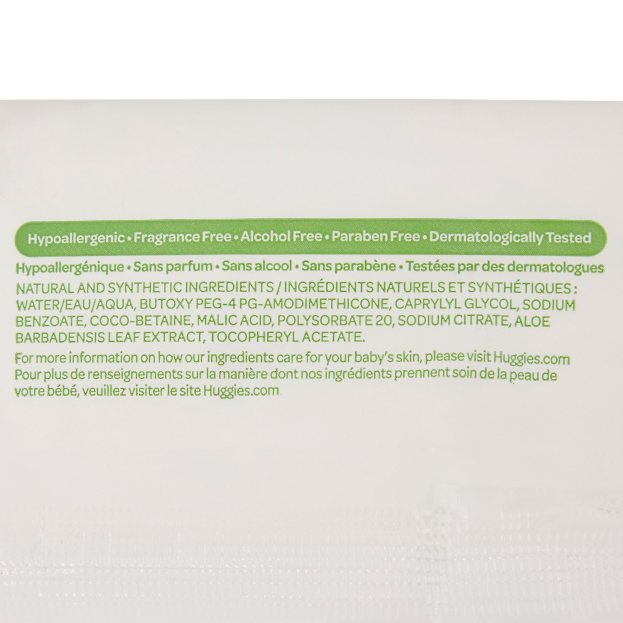 Huggies Baby Wipe, Natural Care Soft Pack Aloe / Vitamin E, Unscented
