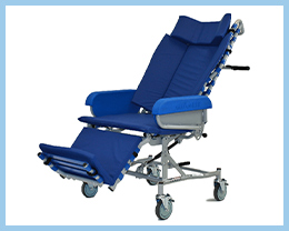 FlexTilt Space Chair with Vback Design, Pivoting Arms, and Steering Casters