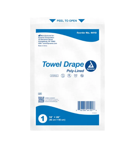 Disposable Towel Drapes, Sterile