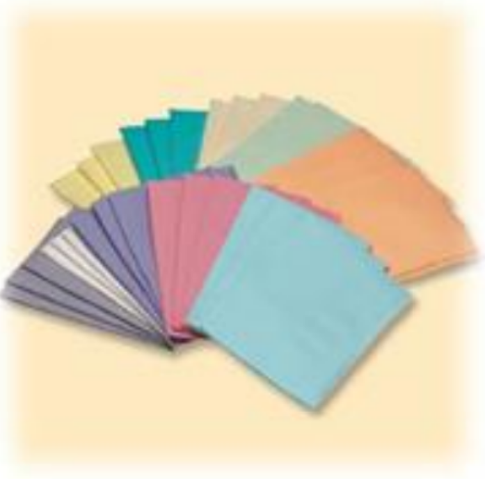 SafeBasics 3 Ply Dry Back Dental Bibs, 13" x 18"