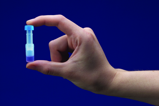 Mini UniPrep Syringeless Filter, translucent housing, slit septum cap, 0.45 µm