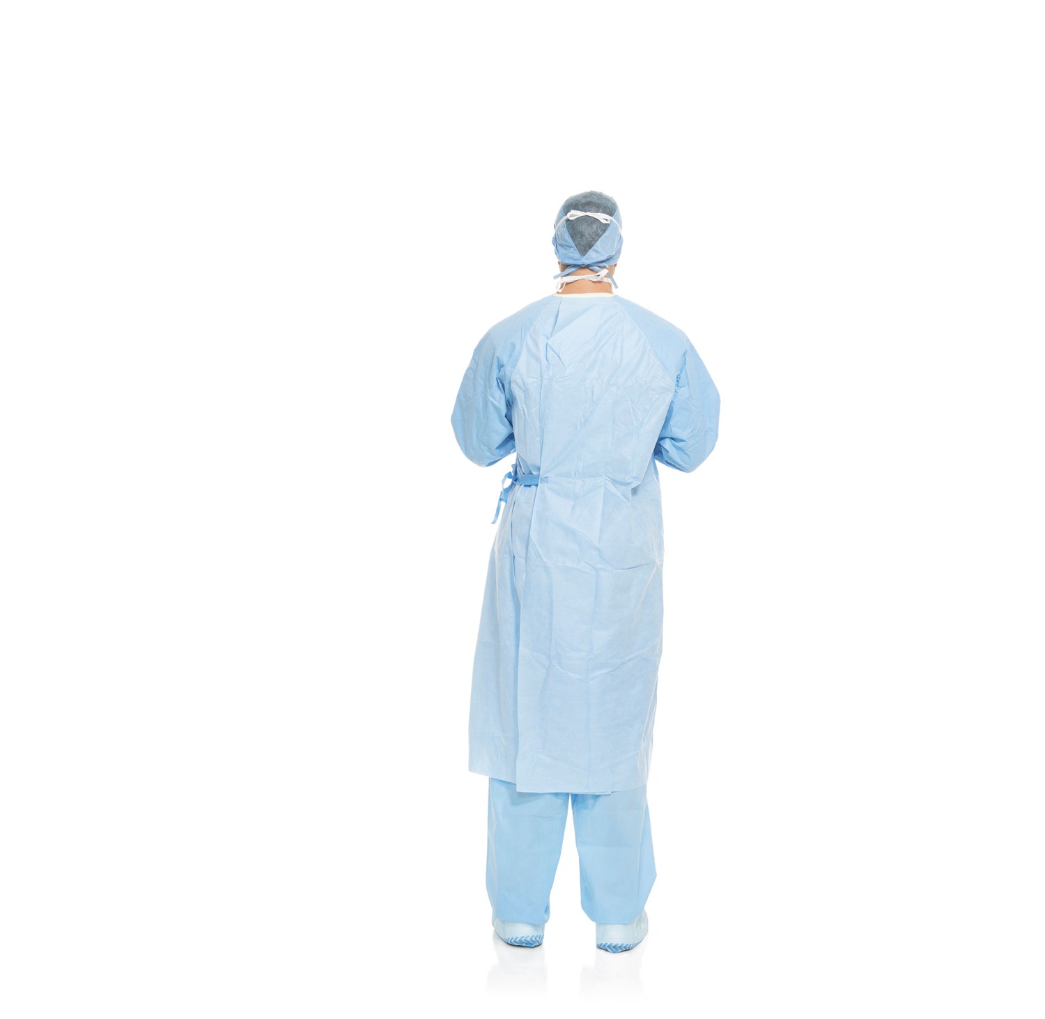 Aero Blue Performance Surgical Gowns without Towel, Standard Length, Non Sterile