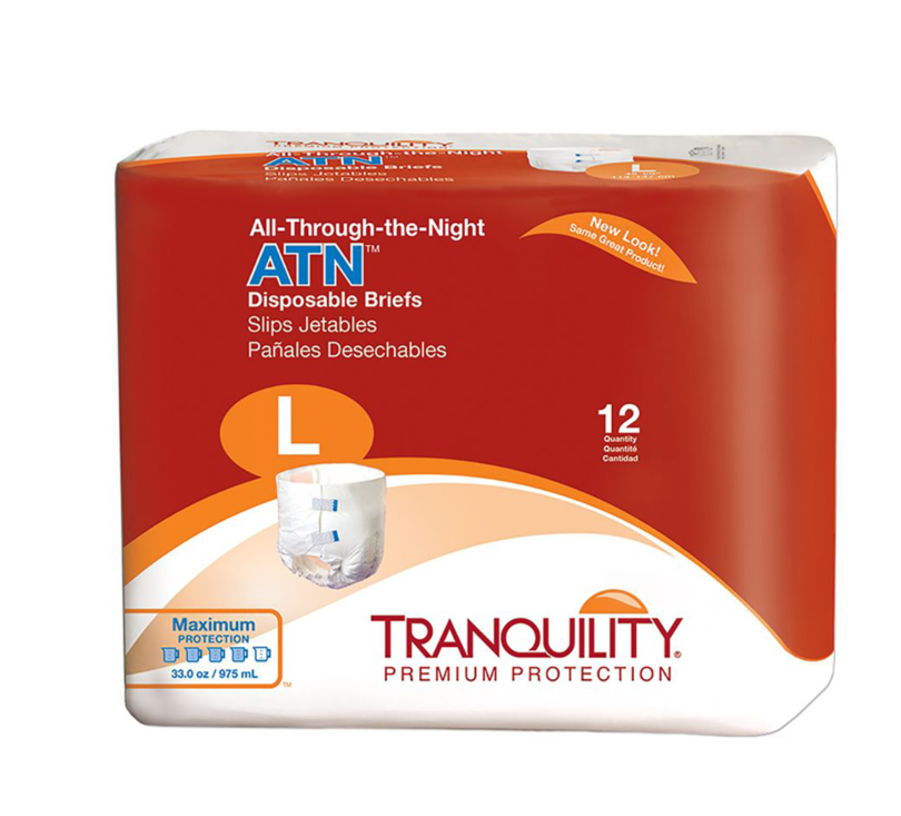 Tranquility, Unisex Adult Incontinence Brief.